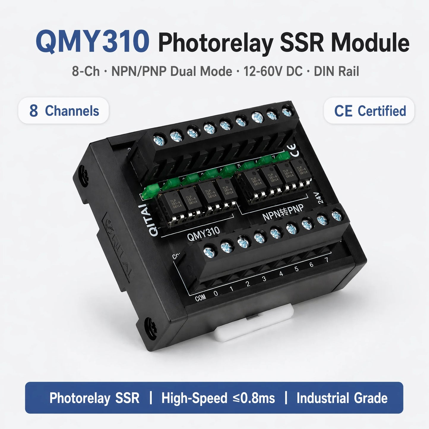 QMY310 Wholesale Price Programmable Relay Controller 1A Output Safety Optional Optocoupler Photorelay Solid State Relay Module