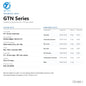 GTN Series Cantilever Industrial Control Support Arm dimension drawing