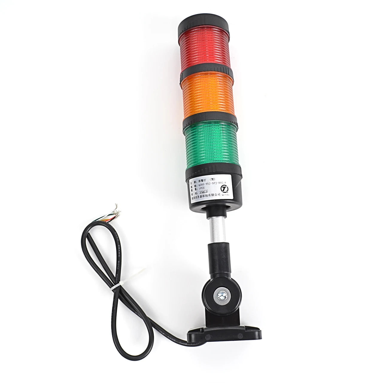 QZ60 3 Colors Tower Buzzer Conspicuous Safety Warning Lights for Automated Equipment Indicator Light Warning Lights