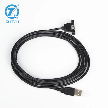 QX205-1-300 USB Extension Cable D-SUB Cable 2.0 USB Interface 0.3-5m 480Mbps Support Charging Data Transimission