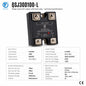 QSJ30D100-L DC Solid State Relay 100A 0-30VDC MOSFET Output Single Phase SSR Opto Isolated Panel Mount for DC Heating