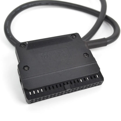 QX215-9-500 40P MIL Board Cable Industrial Automation Application in Stock 1-1 Small Diameter Conductor Soft Outer Cover Cable
