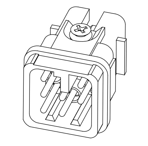 HA-010-M Heavy Duty Connector Screw Connectors Plug Female Connector for Heavy Duty Equipment and Industrial Applications