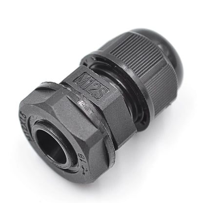 M Series Waterproof Nylon Cable Gland M12 M16 M20 M25 M50 M63 Black PA Cable Gland