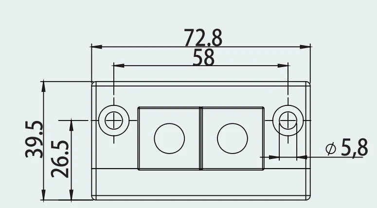 CES E2 Cable Entry Systems PA66 UL94 Standard Sealing Module Detachable Frame Cable Entry Plate 2-Section Cable Guide