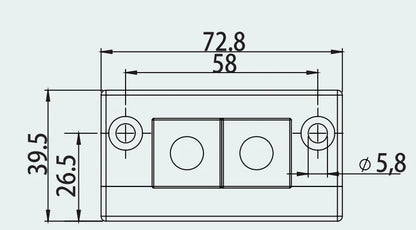 CES E2 Cable Entry Systems PA66 UL94 Standard Sealing Module Detachable Frame Cable Entry Plate 2-Section Cable Guide