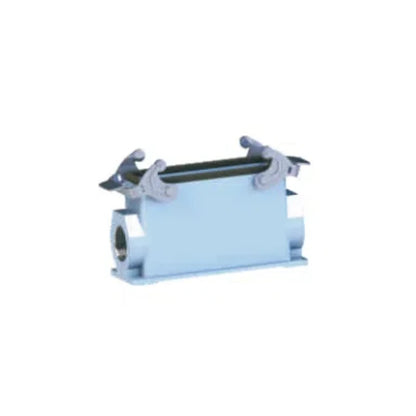 H24B-SGH-2L-2M32 Heavy Duty Connector Compact Series Top Entry Protective Hoods with Aluminum Housing and Copper Contacts