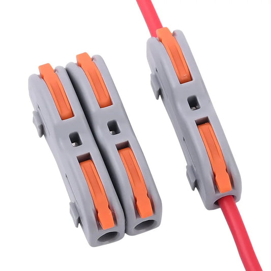 QPCT-2-1M Compact Quick Wire Connector 1P Build up Combination Electronic Single Electric Wire Terminal Blocks