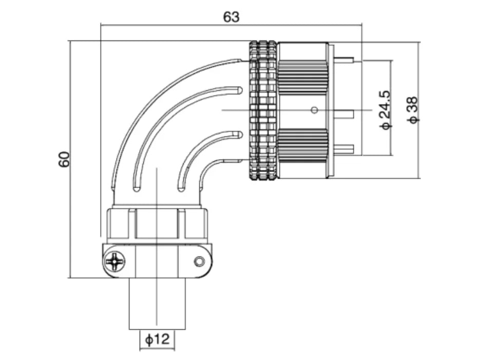 PT 28-4D Industrial Waterproof Aviation Adapter Plug 2-26P Multi Application Electrical Connector for Power & Microwave
