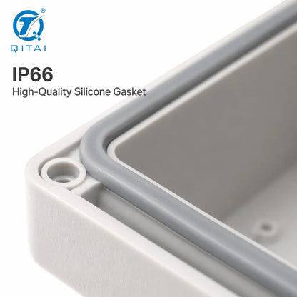 MG Series Weatherproof ABS Plastic Enclosure IP66 Industrial Control Box with Plastic Latch and Hinge for Outdoor Electrical