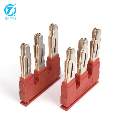 FBS 3-10 Plug-in Fully Insulated Pitch 10 mm 3Bit Bridge Center Connectors Terminal Block Accessories