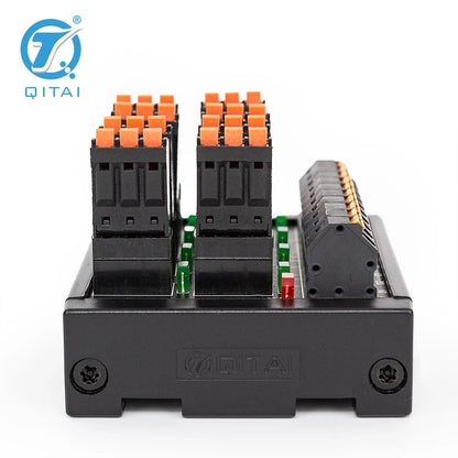 QMT081SL High Efficiency 8 Bit Input Terminal Block DC24V 1A PLC Module Connect with LED Light