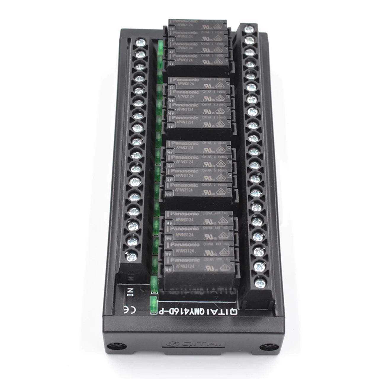QMY416D-P  16 Bits Intermediate Relay Terminal Block Module Connection Relay Module With Light PNP