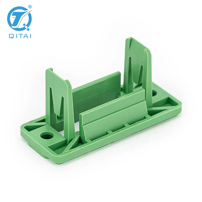 QT-AZ-508-3P Premium Straight Polyamide Green Connector Panel Mounting Frame for Automotive 2-24P PCB Terminal Blocks Bracket