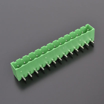 QS-500RC-13P PCB Terminal Blocks 5.00mm Pitch 13P 300V 15A Green High Strength Screw Connector