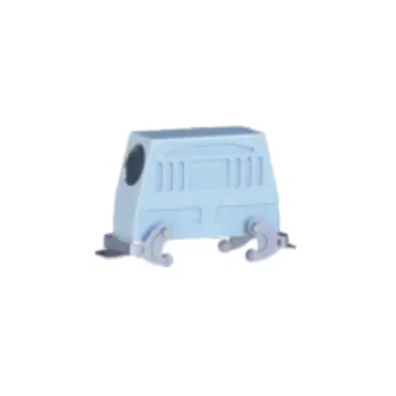 H24B-SKH-2L-M32 Heavy Duty Industrial Connector Aluminum Housing Copper Contacts Compact Series Top Entry Protective Hood