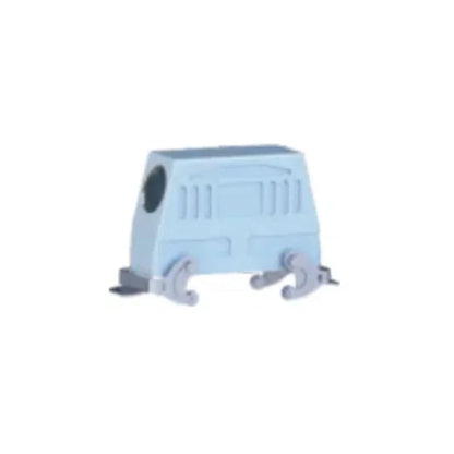 H24B-SKH-2L-M32 Heavy Duty Industrial Connector Aluminum Housing Copper Contacts Compact Series Top Entry Protective Hood