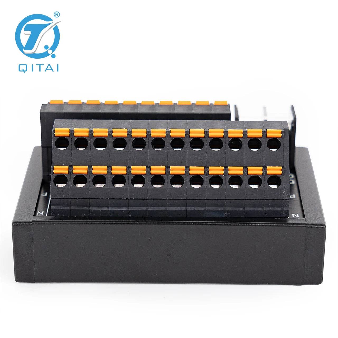 QMT078SL Small Design Terminal Block Module Standard 35mm DIN RAIL High Efficiency 2A DC24V 1.5 Mm² Following/AWG16