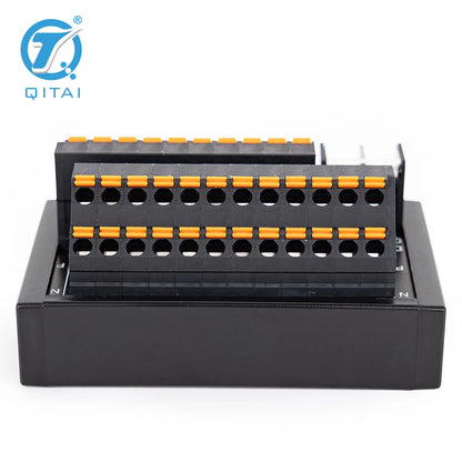 QMT078SL Small Design Terminal Block Module Standard 35mm DIN RAIL High Efficiency 2A DC24V 1.5 Mm² Following/AWG16