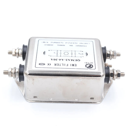 QEMA2-A4-30A Series115V 250V AC Single-Phase Power Filter with Differential & Common-Mode Interference Suppression