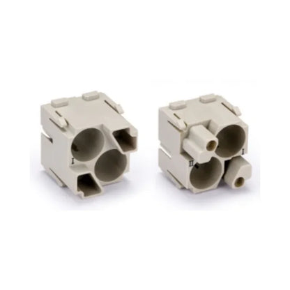 H2M-002-F Heavy Duty Connector Contact Insert Module Female Insert V0 UL94 Socket Version Each 4-pos