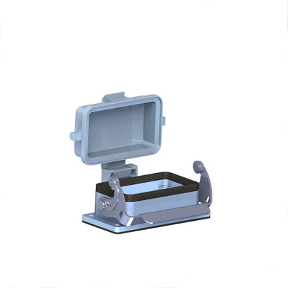 Shells for Equipment Power H10B-ST-CV-1L Heavy Duty Connectors Compact Housing Series Top Entry Protective Hoods