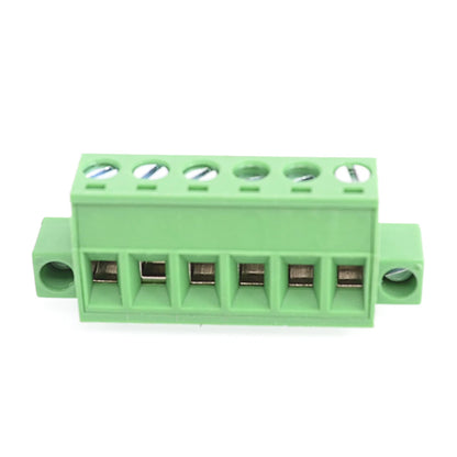 QPV 500 6P PCB 300V 15A 5.0mm Pitch Wire Plug in Terminal Block Connector Male Pluggable Terminal for Industrial Automation