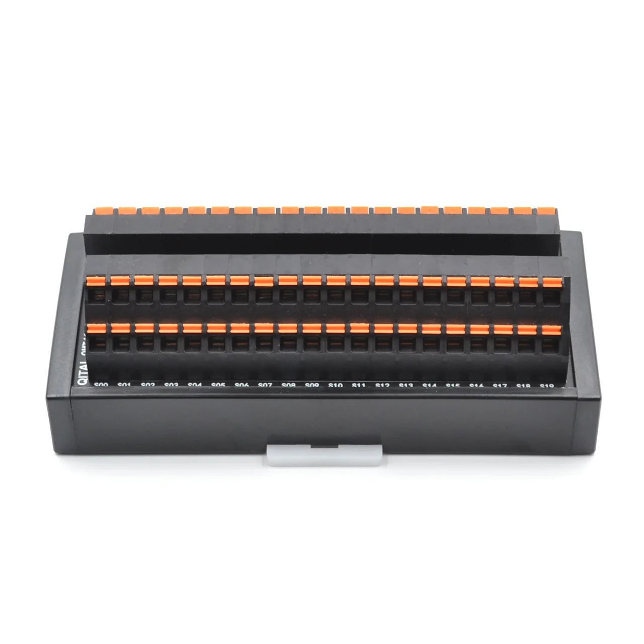 QMT124 40 Bit Spring Type Terminal Block Strips  Connection Cable for Plc Equipment