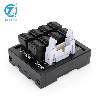 QMT080-P PNP High Efficiency 8 Bit Input Terminal Block DC24V 1A PLC Module Connect With LED Light