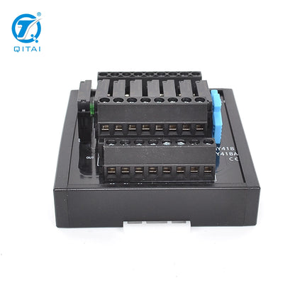 QMY419SL Miniature NPN 8-Bit Relay Module for 35mm DIN Rail DC24V 1A 250VAC Surge Suppression Circuit Electromagnetic Relay