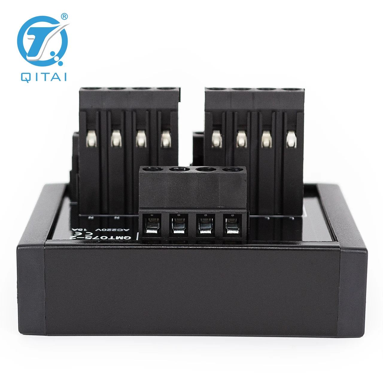QMT075-2 QITAI General Terminal Block Push-In Connection 35mm DIN Rail AC220V 15A