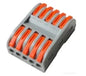 QPCT-2 Series 2/3/4/5 Pin Mini Wire Quick Auto Wiring Lever Electrical Connectors Push in Terminal Blocks for Home Decoration