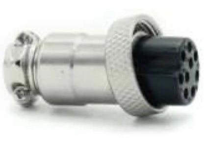 16M-9A 2P-9P Plug Straight 16mm 15A 250V Metal Circular Aviation Connector Plug Waterproof for Aviation
