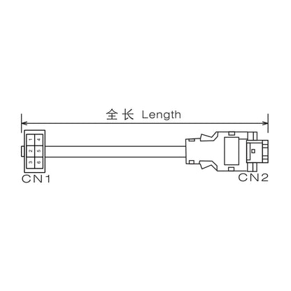 QX320-3 Servo Motor Cable Power Cord PLC Communication Cable Accessories Servo Encoder Cable and Wire