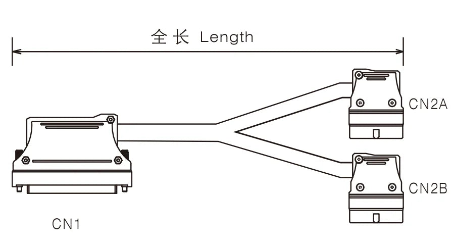 QX219-3 40P FCN Cable PLC I/O Cable Copper Flexible Insulated Wires and Cables  500-10000 mm Plc Control Cable