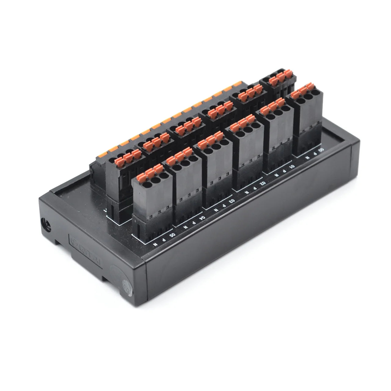 QMT08ESL-P  12 Bit Intput Spring Terminal Block DC24V 1A PLC Module Connect with LED Light Remote Control NPN/PNP
