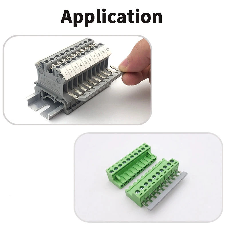 EB Series Wiring Jumpers Rail Terminal Block Accessories Insertion Bridge EB10-5 10-6 10-8 Insulation Short Connector Brass
