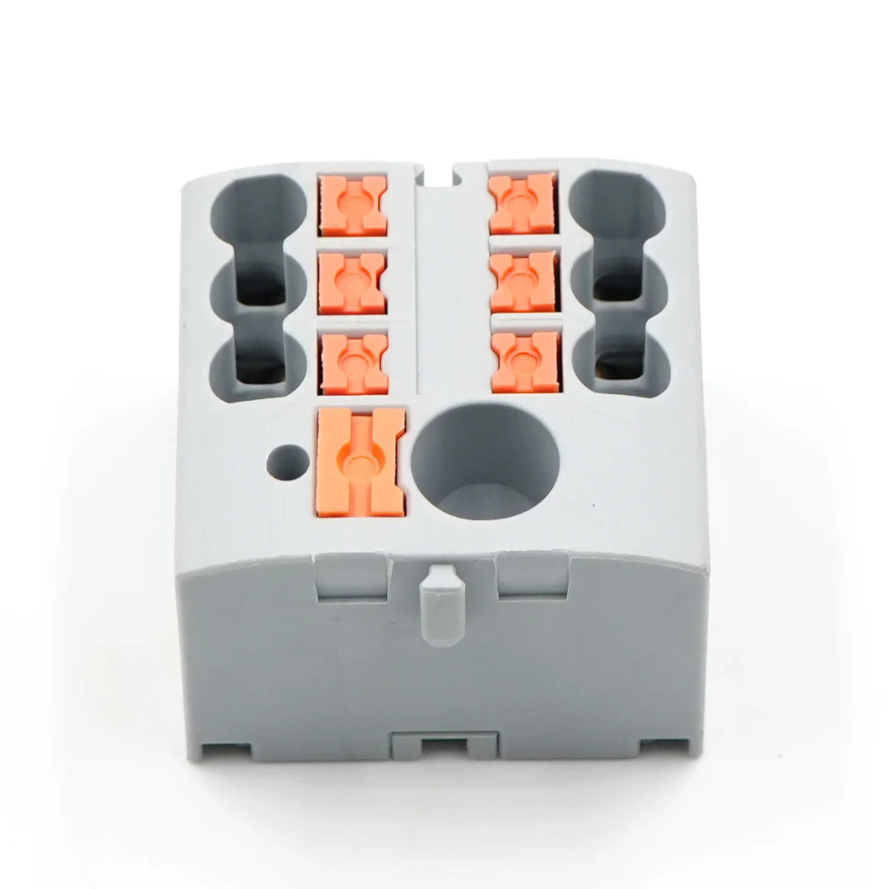 QPTFX 6/6*2.5 Distribution Terminal Block 690V 24A Panel Mount Wire Connector for Industrial Control Cabinets