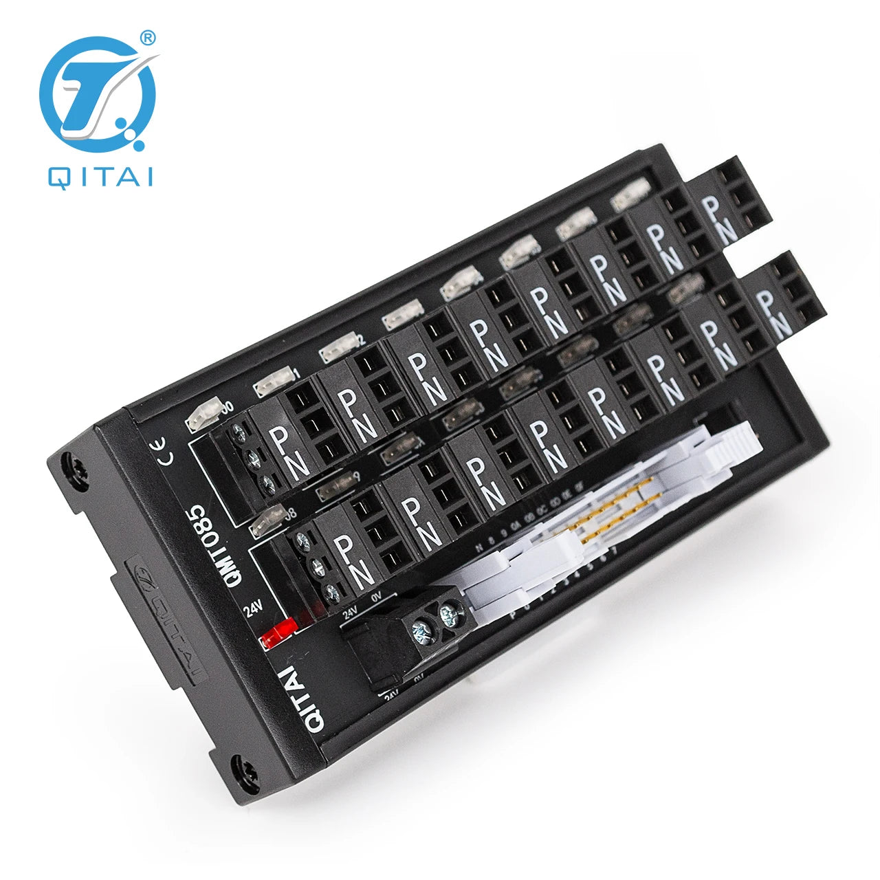 QMT085  16 Bit Output Terminal Block DC24V 1A PLC Module Connect with LED Light Remote Control