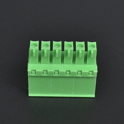 QPRB-350-6P High Quality 3.50mm Pitch 6P Wire Connector Female PCB Terminal Block Screw-Pluggable Electric Manufacturing Product