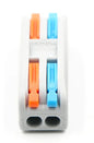 2-Pin Compact Easy Quick Connect Crimp Terminal 250V 32A Copper Splicing Press Wiring Connectors