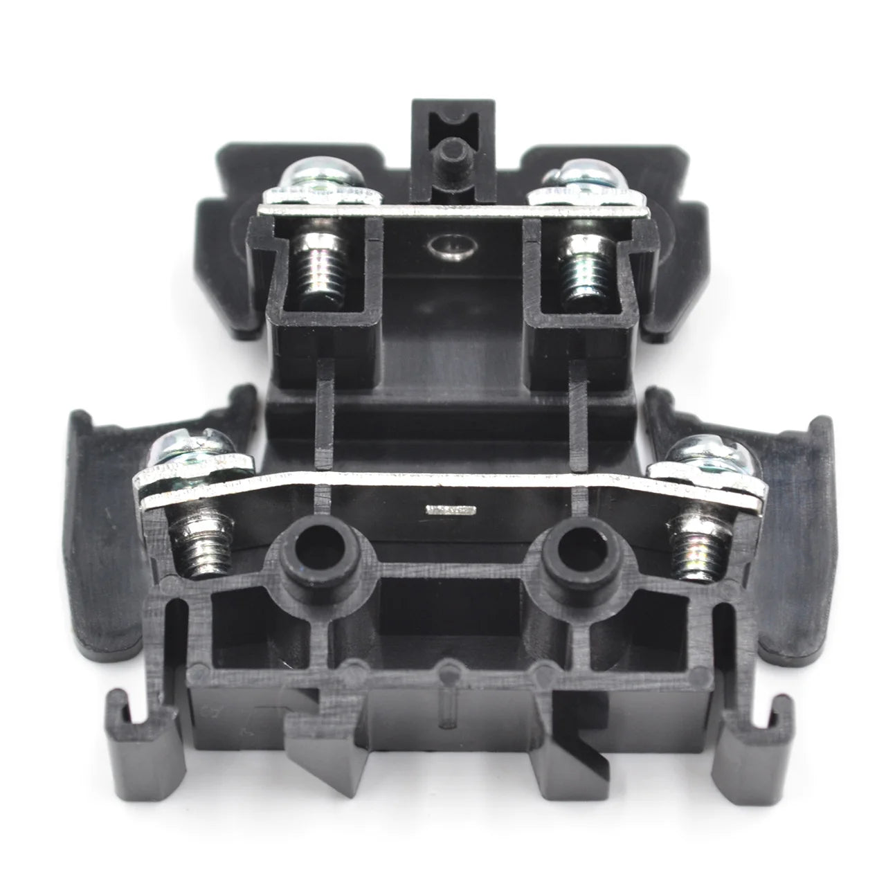 QUTD-24/2-2 660V 24A Double Deck Screw Terminal Blocks Ce Certification 2.5mm2 Wire Connector PA66 Brass Terminal Fuse Block