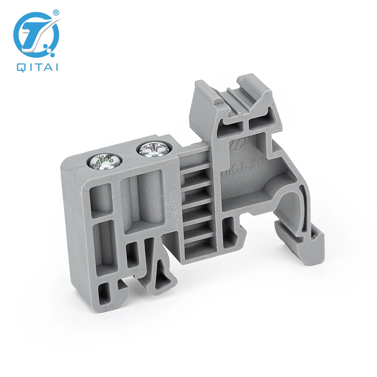 QUKJ-2G2 End Stop E/UK - End Bracket 35mm Din Rail Screw Fixed Terminal Block Stopper End Clamps Terminal Block Accessories