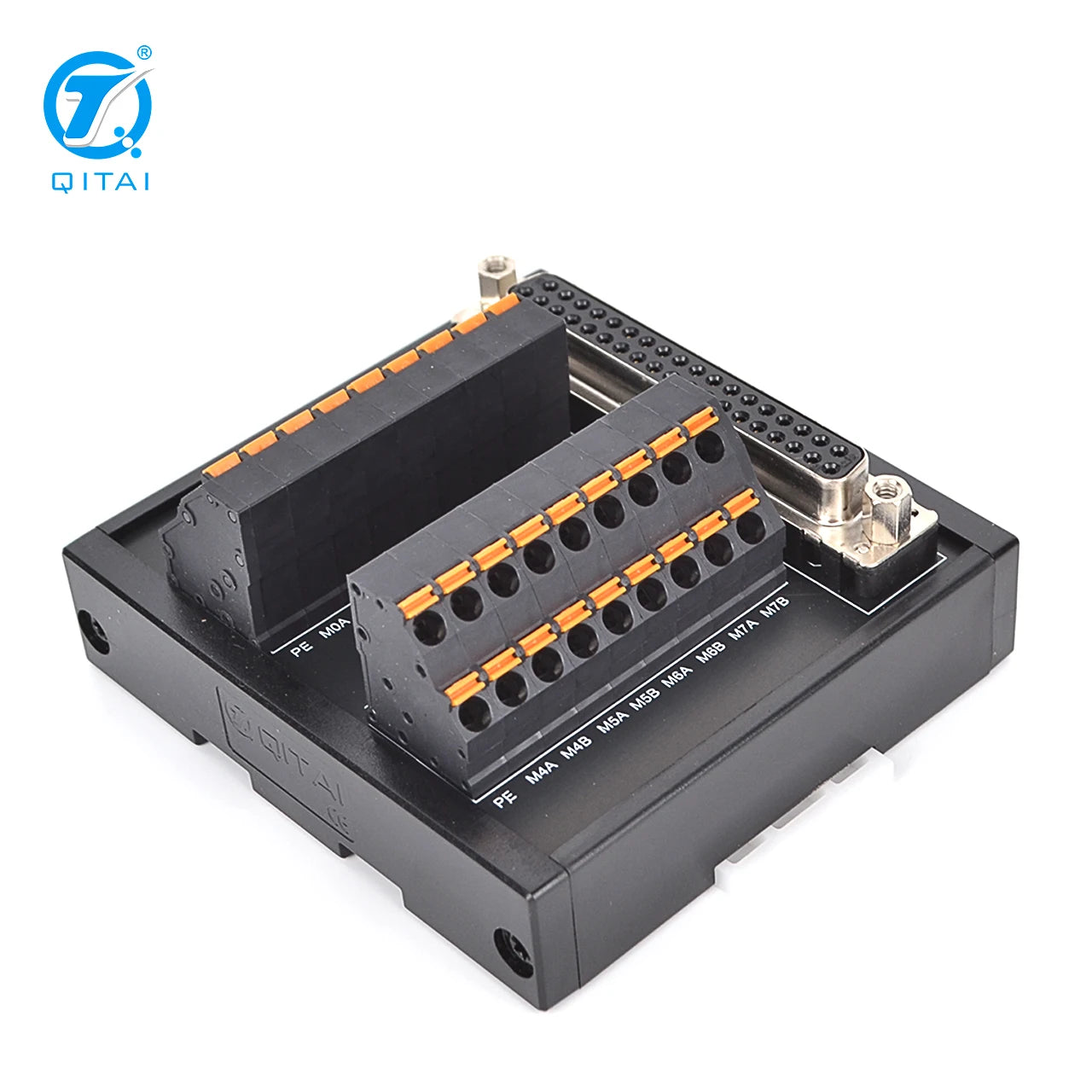 QMT048C D-SUB Terminal Block High Quality Gold-Plated 37P Female D-SUB (RS323) PLC Spring Connector Universal Design