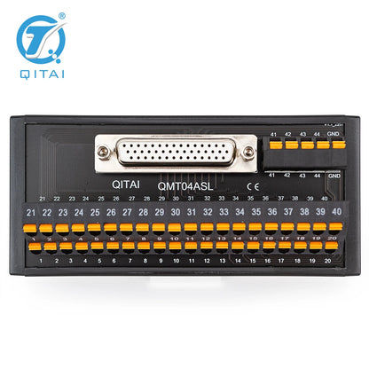 QMT04ASL High Quality Gold-Plated 44P Female D-SUB (RS323) Spring Terminal Block Automotive PLC Connector 2A Max Continuous Amp