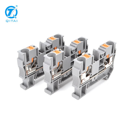 QPT 6 1000V 41A Red Blue Plug-in Factory Supply High Quality Wire Connection High Quality Terminal Block