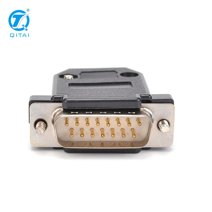 822-15-2 D-SUB 15P 5A Female Copper IP66 Connector with Glued Housing and Print Line