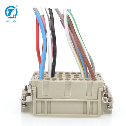 HEE-046-MC 16A 500V Heavy Duty Connector 10P Male Insert Crimp Terminal for Industrial Equipment