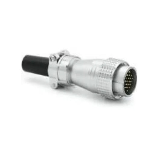P32F-32A Cable Type 250V Metal Circular Aviation Connector Waterproof 4/6/8/10/13/14/19/32 PIN Backward Installed Plug for Power