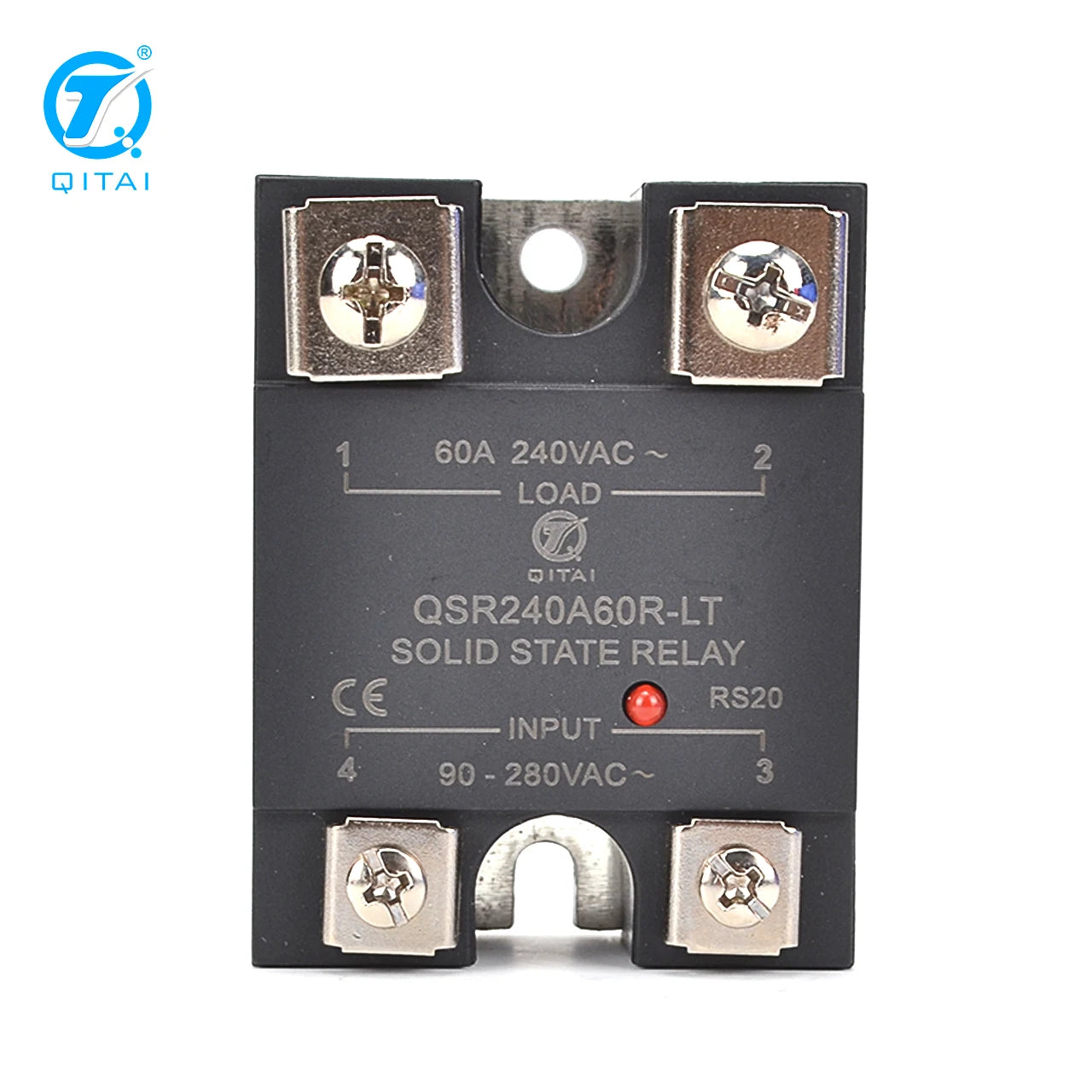 QSR240A60R-LT 60A 240VAC SSR Single Phase AC Output Solid State Relay